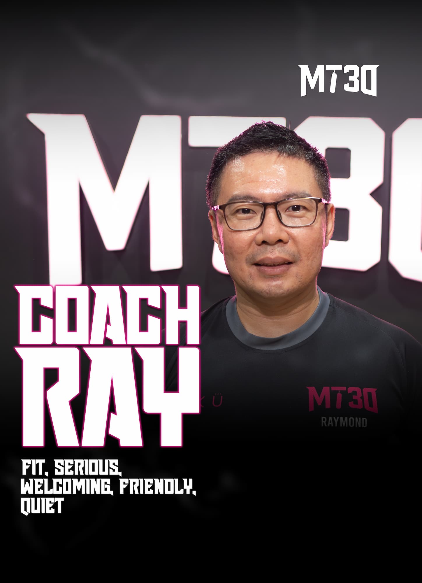 Raymond, MT30 trainer with more than five years of Muay Thai and kickboxing coaching experience